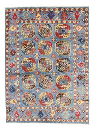 Medallion Small Kazak Fine Rug 149X201 Wool
