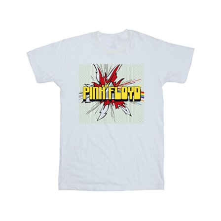 Pink Floyd Pop Art T-shirt för män L Vit