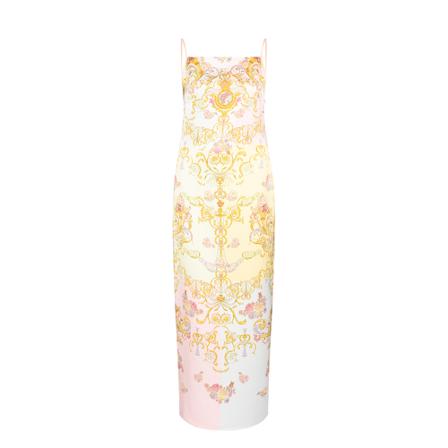 Versace Jeans Couture Sleeveless Klänning beige, Dam, Dam, Storlek: M