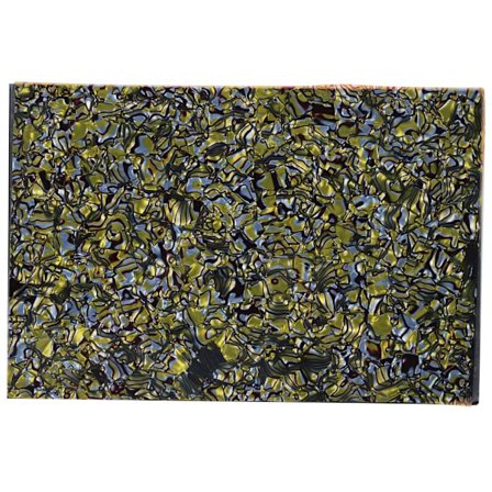 Guitar Pickguard Sheet Material Plastic Scratch Plate Musikinstrument Tilbehør Sort og Gule Perler