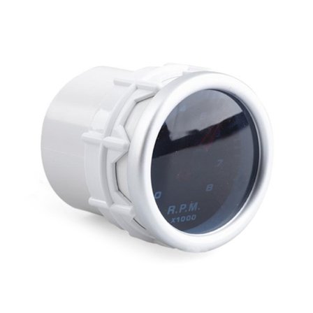 52 mm kierroslukumittarin tunnistimen käyttötuntimittari 0-8000 rpm vedenpitävä käyttötuntimittari 12V