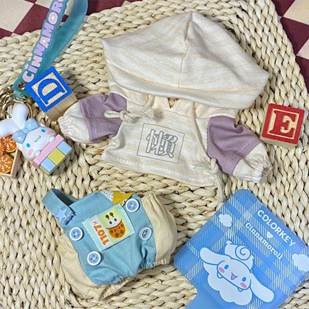 Dockkläder Mini-huvtröjor i bomull 4 4