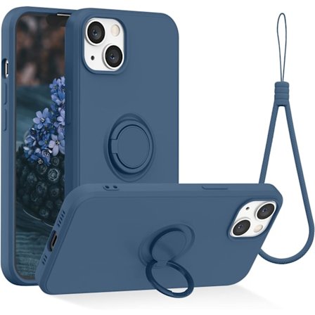 Kompatibelt med iPhone 13 Skal, (Safirblå)