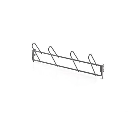 Støvellist garderobe TRÅD, 600 mm, mørk grå