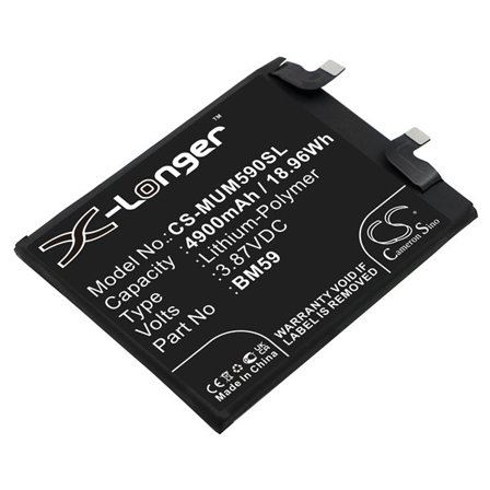 Batteri till SmartPhone, Mobil för Xiaomi 11T, Mi 11T 5G, Mi 11T 5G Global Dual SIM m.fl.