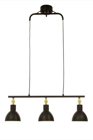 Aneta Lighting - Loftlampe Dublin - Sort - Loftpendler - Fra Homeroom