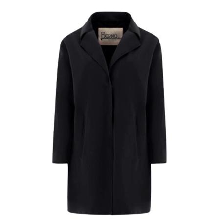 Herno, Coat Zwart, Dames, Maat:S,Katoen