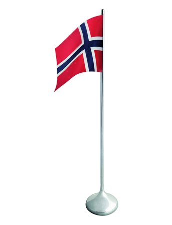 Ro Bordflag Norsk H35 Silver Rosendahl