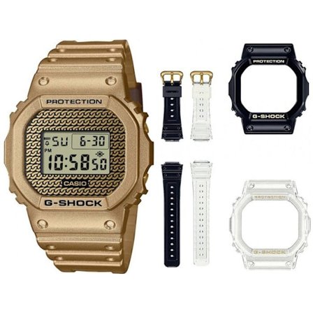 Casio Ur - Herre - DWE-5600HG-1ER - Guldplastik - 20 bar - Kvarts - Digital - Voksen