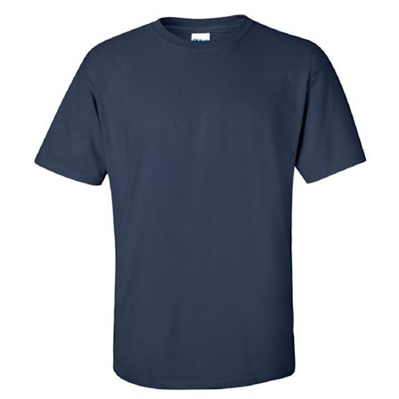 Gildan Mens Ultra Cotton Kortärmad T-shirt M Marinblå