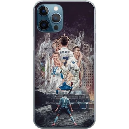 Yhteensopiva Puhelinkuori Apple iPhone 12 Pro Cristiano Ronaldo Al-Nassr Portugali ikoninen hyökkääjä ja kaikkien aikojen paras maalintekijä, jolla on