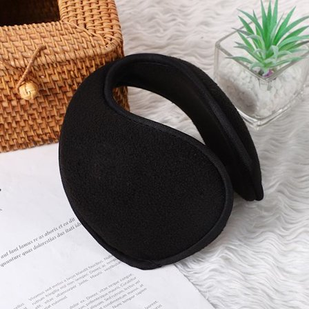 Ull Svart Öronmuffar/Kuulosuojaimet Yksi Koko