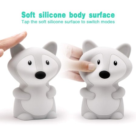 *Børns natlys soveværelse baby natlys lampe ræv nat li*