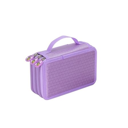 3 Layer Pen Bag Drawing Pen Bag LILA