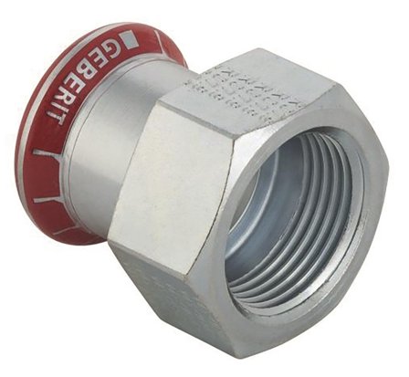 Geberit 1552661 Siirtoholkki sisäkierre, sähkösinkitty 54 x 50 mm, Asennus