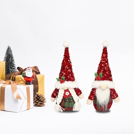 2 stycken rudolph dekorativ låda jultomten rudolph snowman jul dekorativ tyg case