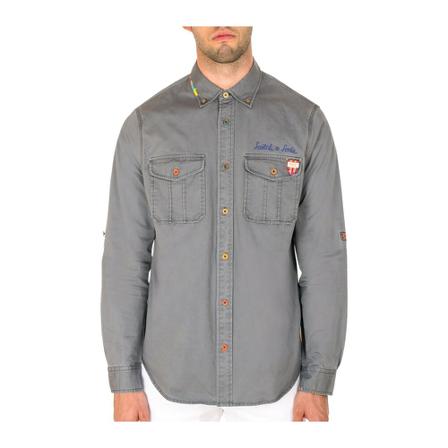 Scotch & Soda Casual Shirts Grå, Herre Skjorter