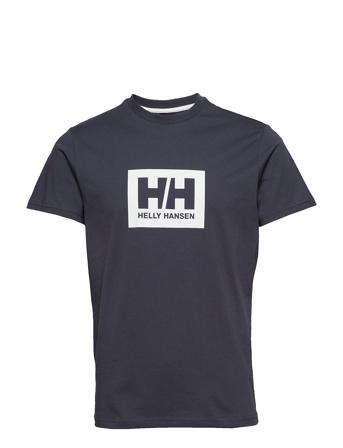 Hh Box T T-shirts Short-sleeved Svart Helly Hansen