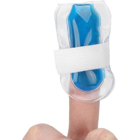 6 cm:n sormen ja varpaan kylmäpakkaus, puristusjäähdytyspaketti vammoille, uudelleenkäytettävä kylmähoitokääre