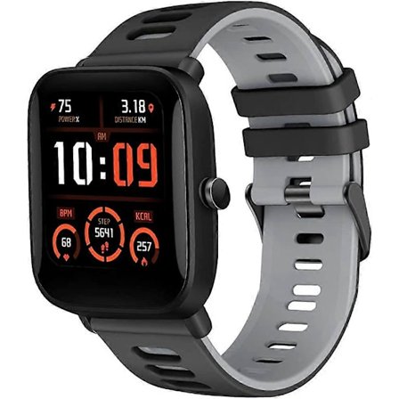 Silikon Sportklockarmband 20mm Kompatibelt med Amazfit Bip U Pro, Armband Bytband Kompatibelt för Amazfit Bip Armbandsur Kvinnor Män
