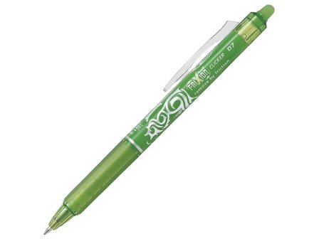 PILOT Gelpenna Frixion Clicker 0,7 ljusgrön - Lyreco - Kontorsmaterial - Pennor - Gelpennor raderbara