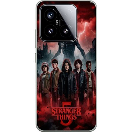 Kompatibel Mobilcover til Xiaomi Xiaomi 15 Mørk Stranger Things-inspireret fantasyillustration med torden, dramatisk himmel og intens uhyggelig stemn