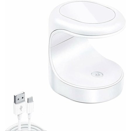 Mini UV LED -kynsilamppu, UV-lamppu kynsien kuivaaja kannettava yksittäinen sormen geelilakka sähköinen kovetuslamppu manikyyrikone USB-kaapelilla -
