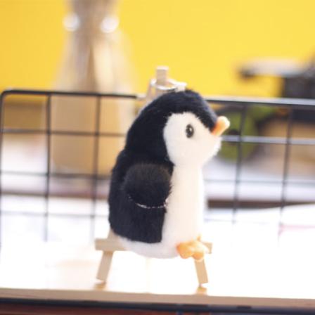 Plyschhänge Mjuk Lätthängande Mini Eyes Penguin Plysch Keychai