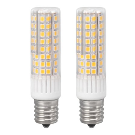 2 stk. E17 mikrobølgeovn pære 100LEDs PC E17 100-240V LED mikrobølgeovn komfur pære til mikrobølgeovn bordlampe varmt lys