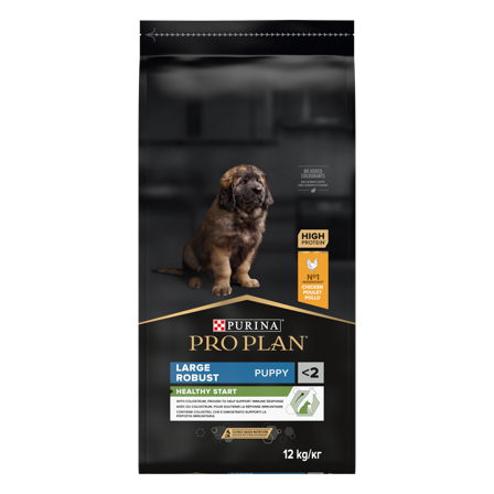 Purina Pro Plan - Valp Healthy Start Large Robust tørrfôr 12 kg - Hund - Hundefôr & hundemat - Tørrfôr for hund - ZOO.no
