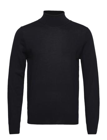 M. Merino Roller Neck Sweater Blue Filippa K