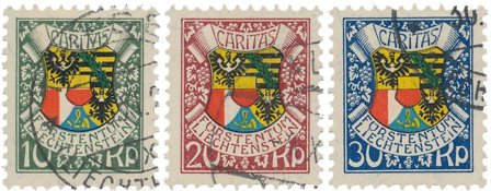 Liechtenstein 1927 - MICHEL 75/77 - Stemplet