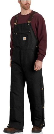Carhartt Workwear Carhartt M's Firm Duck Insulated Bib Overall Black