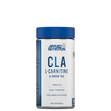 Applied Nutrition CLA + L-karnitin + Grønn te 100 kapsler