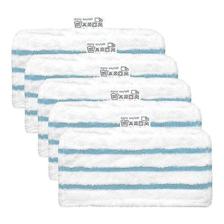 5-pack Tvättsbara Mikrofiberdynor för Mop Ersättningsöverdrag med FSM1616, FSM1630