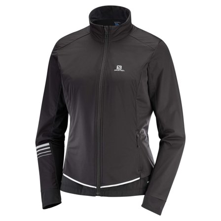 Salomon Women's Lightning Lightshell Jacket Women unlined workout jackets Black S