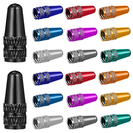 Lids Hats Presta-venttiilin sydän Presta-venttiilien korkit Rengaskorkit Rengasventtiilit Varsihatut Presta-hatut