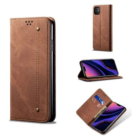 Jeans iPhone 11 fodral - Brun