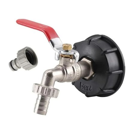 Water Collection Tank Faucet,1000l Ibc Adapter Ibc Tank Adapter S60x6 Tank Adapter For Brass Garden Faucet Shibaod