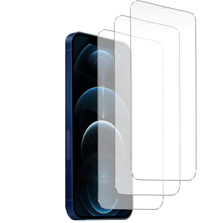 3-Pack - iPhone 12/12 Pro - Härdat Glas Skärmskydd