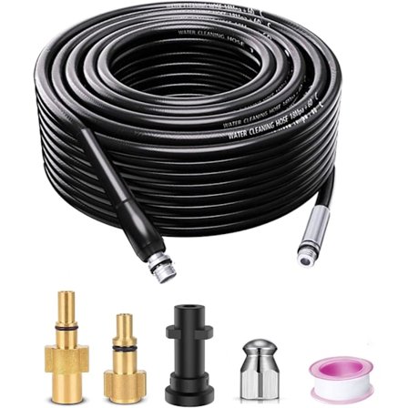 Rensslang Avloppsrör Avblockerare Avloppsrensare Spiral Kompatibel Högtryckstvätt Tillbehör 10 Meter