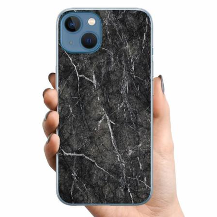 Apple Iphone 14 Tpu Mobilskal Marmor Svart