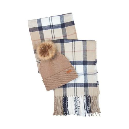 Barbour, Beanies Beige, Dames, Maat:ONE Size,Viscose