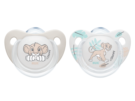 NUK Trendline Silikon Smokk S2 Lion King, 6-18 mnd, 1 stk.