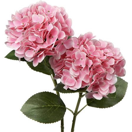 Hortensia Kunstige Blomster 49CM Høy Kunstige Blomster Hortensia Planter Dekor