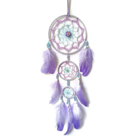 Lilla Drømmesnapper Fjer Drømmesnappere til Soveværelse Voksen Drømmesnapper til Væghængende Dekoration Kunst Ornamenter Håndværk