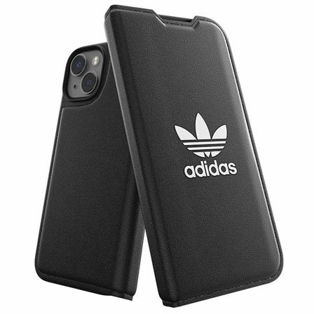Adidas OR Booklet Case BASIC iPhone 14 6.1" sort/sort hvid 50181
