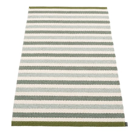 Pappelina Teo gulvteppe 70 cm x 120 cm, sage/army/vanilla