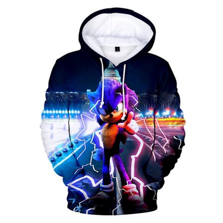 oys Sonic The Hedgehog Sport Casual Hoodie trøje B B
