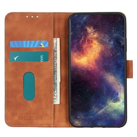 Retro KHAZNEH iPhone 15 Pro fodral - Brunt Brun